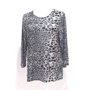 One More Thyme Cheetah Print Top